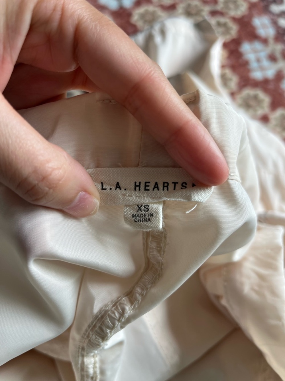 L.A. Hearts XS Light Cream Pants